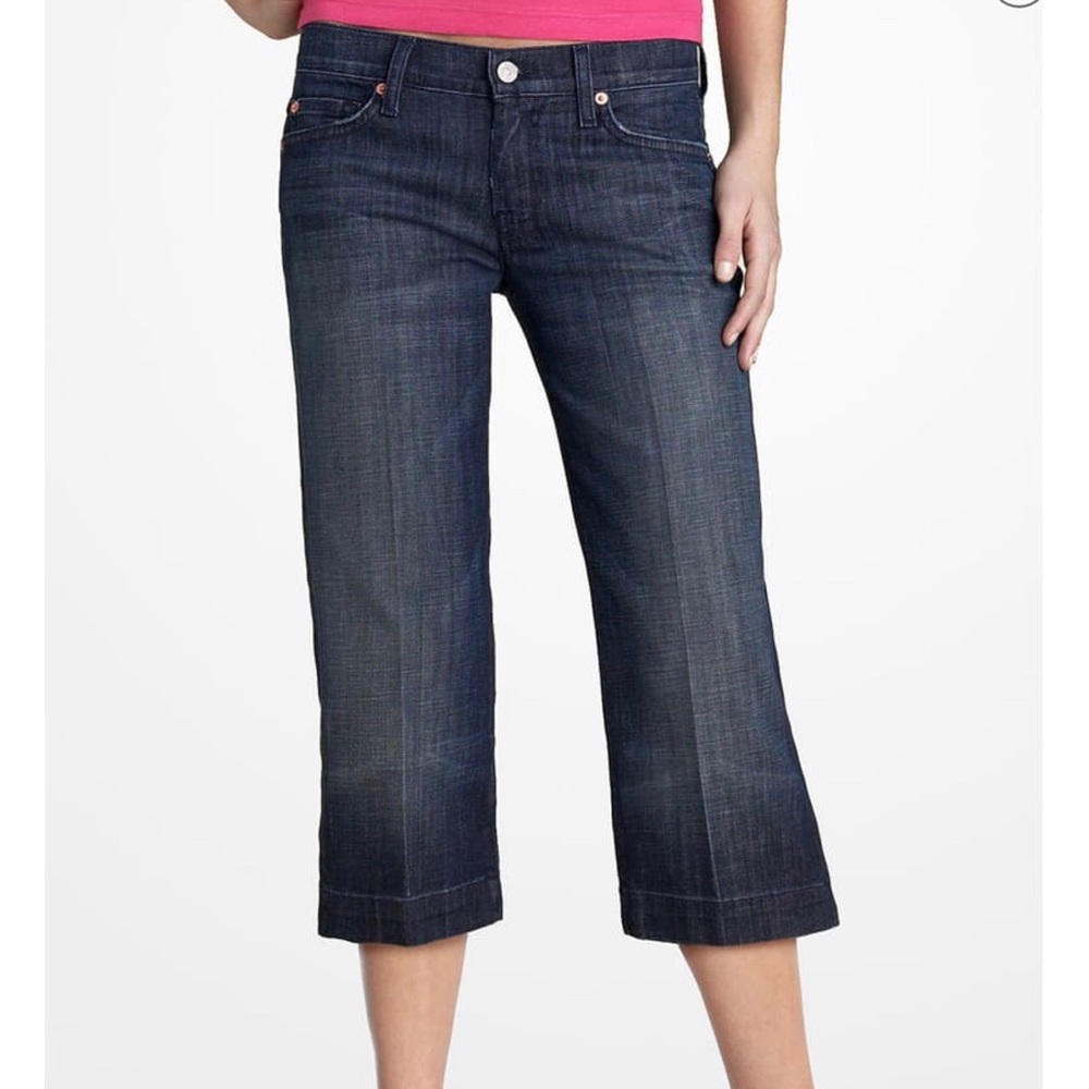7 For All Mankind Crop Dojo Capris